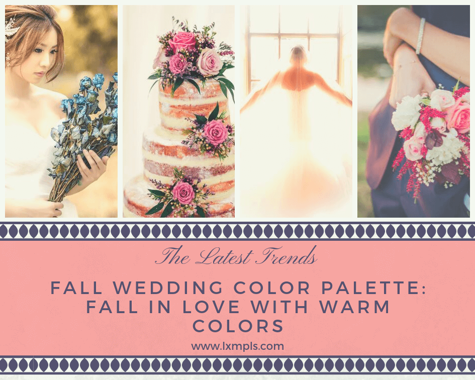 fall wedding color palette