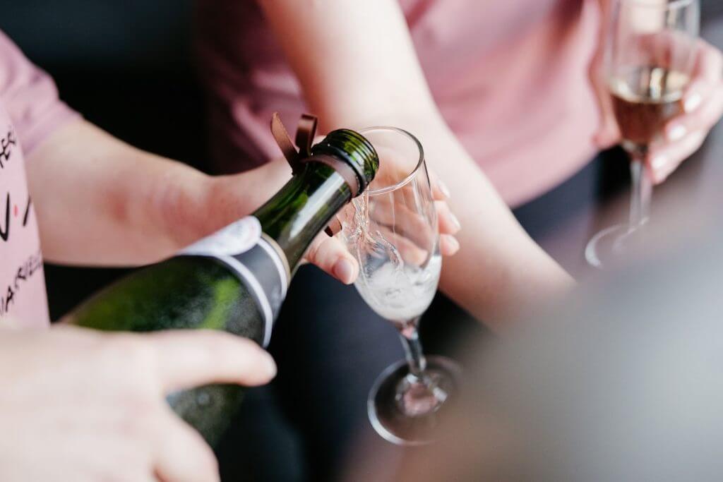 wedding champagne